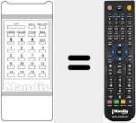 Replacement remote control for PS 1