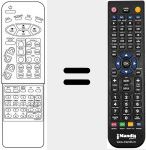 Replacement remote control for R-30 SVC