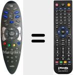 Replacement remote control for RC-0198