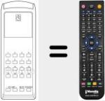 Replacement remote control for TLG 1409
