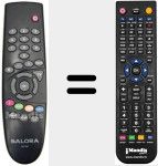 Replacement remote control for RCS 300