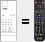 Replacement remote control for RCS 6292.1