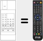 Replacement remote control for RCS 9085