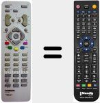 Replacement remote control for RCT 311 DA1