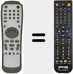 Replacement remote control for RM-51