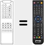 Replacement remote control for RM 113