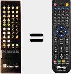 Replacement remote control for SAHT 2000