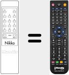 Replacement remote control for SAT 16 TASTI