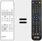 Replacement remote control for SHP 501