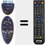 Replacement remote control for SONY PS2 / PS
