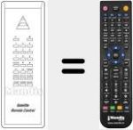 Replacement remote control for SS 9000 ASTRA