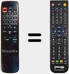 Replacement remote control for TSR 200