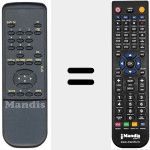 Replacement remote control for ST 6