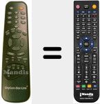 Replacement remote control for STAR-LINE