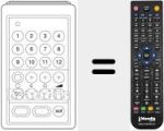 Replacement remote control for SUPERSONIC 3001
