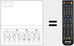 Replacement remote control for T 716