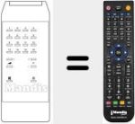 Replacement remote control for T 848