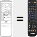 Replacement remote control for TC 1432 N