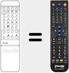 Replacement remote control for TC 342