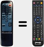 Replacement remote control for TECHNIPLUS 2 DISEQC