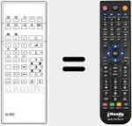 Replacement remote control for TP 660