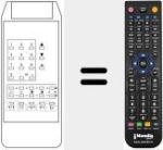 Replacement remote control for TP 859