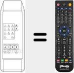 Replacement remote control for IR 20