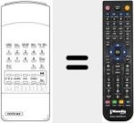 Replacement remote control for TT 15-99