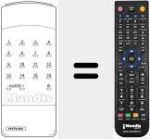 Replacement remote control for TT 24