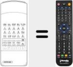 Replacement remote control for TT 25
