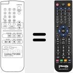 Replacement remote control for TX 1200