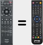 Replacement remote control for SE-R0288 (P000494640)