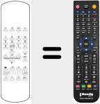 Replacement remote control for UF 1