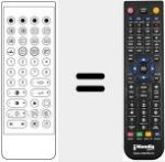 Replacement remote control for UKV 505