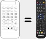 Replacement remote control for US 16