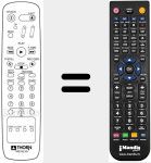 Replacement remote control for VR 212 LVA