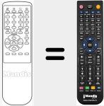 Replacement remote control for RC514A