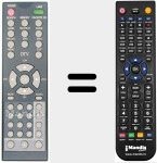 Replacement remote control for REMCON640