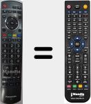 Replacement remote control for N2QAYB000116