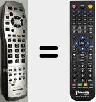 Replacement remote control for TNQE286
