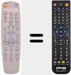 Replacement remote control for RC 2530