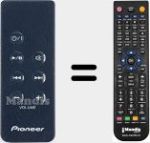 Replacement remote control for 1023-0000076-ZY