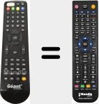 Replacement remote control for GN-4040