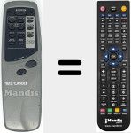 Replacement remote control for MX007