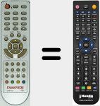 Replacement remote control for CPM-702