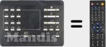 Replacement remote control for TP360 (296220350100)