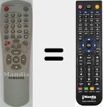 Replacement remote control for 00016H (AC5900016H)