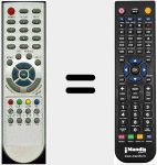Replacement remote control for 9800FTA