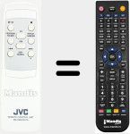 Replacement remote control for RM-SRCEZ57A (RMSRCEZ57A)