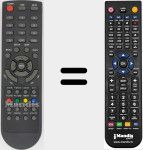Replacement remote control for LCD 21GB